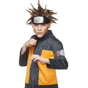Fantasia Naruto Anime Uzumaki Infantil Luxo