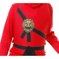 Fantasia Ninja Infantil Vermelho