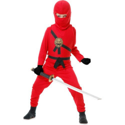 Fantasia Ninja Infantil Vermelho