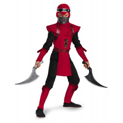 Fantasia Ninja Viper Infantil Vermelho