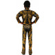 Fantasia Pantera Negra Amarelo Infantil Luxo Fantasia Pantera Negra Amarelo Infantil Luxo