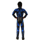 Fantasia Pantera Negra Azul Infantil Luxo Fantasia Pantera Negra Azul Infantil Luxo