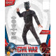 Fantasia Pantera Negra Capitão América Guerra Civil Infantil Fantasia Pantera Negra Capitão América Guerra Civil Infantil
