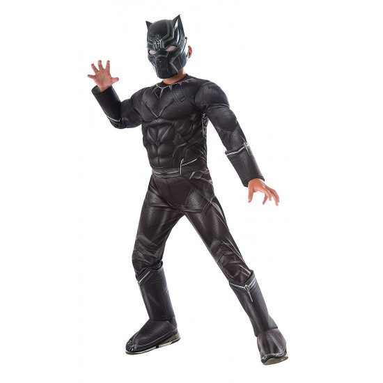 Fantasia Pantera Negra Capitão América Guerra Civil Infantil Fantasia Pantera Negra Capitão América Guerra Civil Infantil