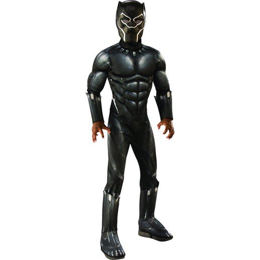 Fantasia Pantera Negra Infantil Luxo Fantasia Pantera Negra Infantil Luxo