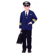 Fantasia Piloto de Avião Infantil Luxo