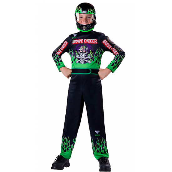 Fantasia Piloto de Corrida Hot Wheels Verde Fantasia Piloto de Corrida Hot Wheels Verde