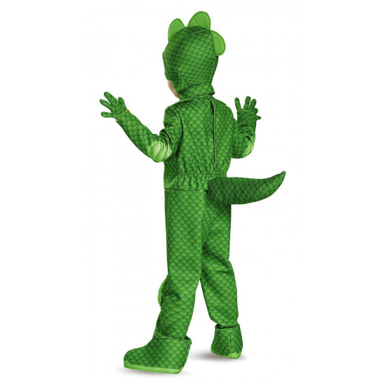 Fantasia PJ Máscaras Lagartixo Greg Luxo Infantil Fantasia PJ Máscaras Lagartixo Greg Luxo Infantil