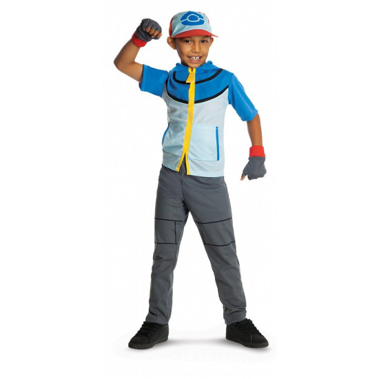 Fantasia Pokemon Ash Ketchum Infantil