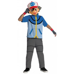 Fantasia Pokemon Ash Ketchum Infantil Clássica