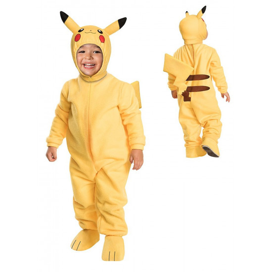 Fantasia Pokemon Pikachu Infantil Clássica
