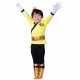 Fantasia Power Rangers Amarelo Luxo Infantil Adolescente Fantasia Power Rangers Amarelo Luxo Infantil Adolescente