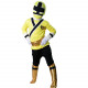 Fantasia Power Rangers Amarelo Luxo Infantil Adolescente Fantasia Power Rangers Amarelo Luxo Infantil Adolescente