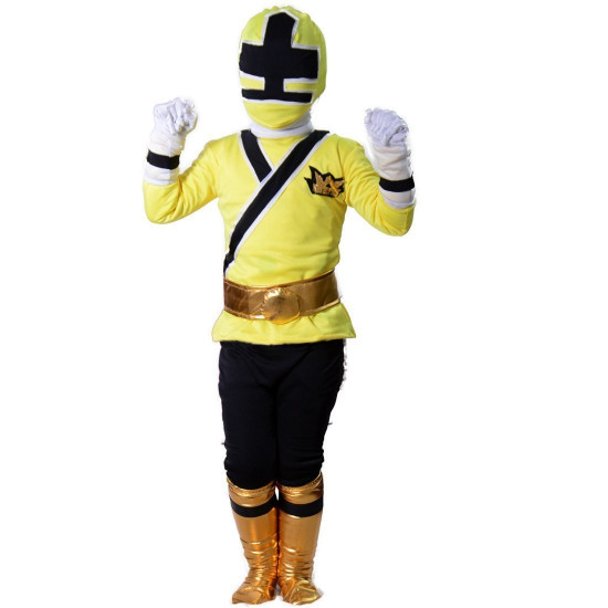 Fantasia Power Rangers Amarelo Luxo Infantil Adolescente Fantasia Power Rangers Amarelo Luxo Infantil Adolescente