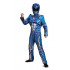 Fantasia Power Rangers Azul Filme Músculos Infantil