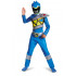 Fantasia Power Rangers Dino Charger Azul Clássica