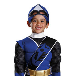 Fantasia Power Rangers Ninja Azul Infantil