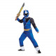 Fantasia Power Rangers Ninja Azul Luxo Infantil Fantasia Power Rangers Ninja Azul Luxo Infantil