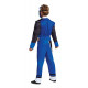 Fantasia Power Rangers Ninja Azul Luxo Infantil Fantasia Power Rangers Ninja Azul Luxo Infantil