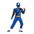 Fantasia Power Rangers Ninja Azul Luxo Infantil