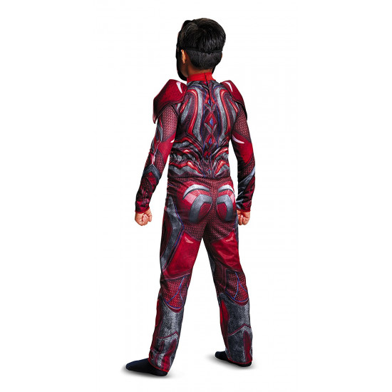 Fantasia Power Rangers Vermelha Filme Músculos Infantil Fantasia Power Rangers Vermelha Filme Músculos Infantil