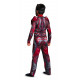 Fantasia Power Rangers Vermelha Filme Músculos Infantil Fantasia Power Rangers Vermelha Filme Músculos Infantil