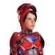 Fantasia Power Rangers Vermelha Filme Músculos Infantil Elite