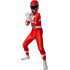 Fantasia Power Rangers Vermelha Infantil Luxo