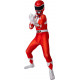 Fantasia Power Rangers Vermelha Infantil Luxo Fantasia Power Rangers Vermelha Infantil Luxo