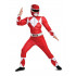 Fantasia Power Rangers Vermelho Luxo Infantil