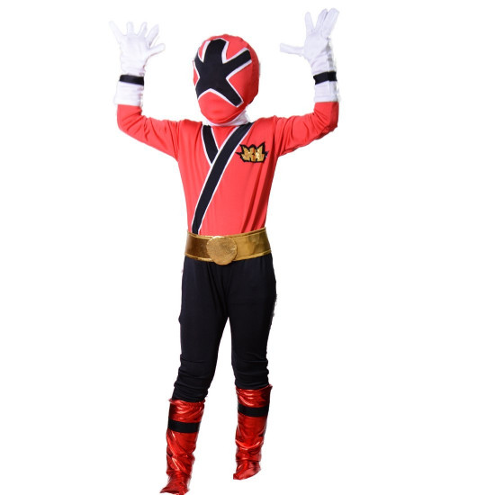 Fantasia Power Rangers Vermelho Luxo Infantil Adolescente Fantasia Power Rangers Vermelho Luxo Infantil Adolescente