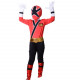 Fantasia Power Rangers Vermelho Luxo Infantil Adolescente Fantasia Power Rangers Vermelho Luxo Infantil Adolescente