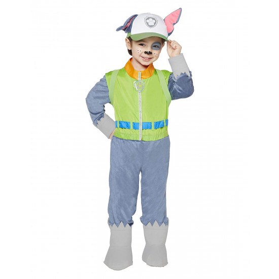 Fantasia Rocky Patrulha Canina Paw Patrol Infantil