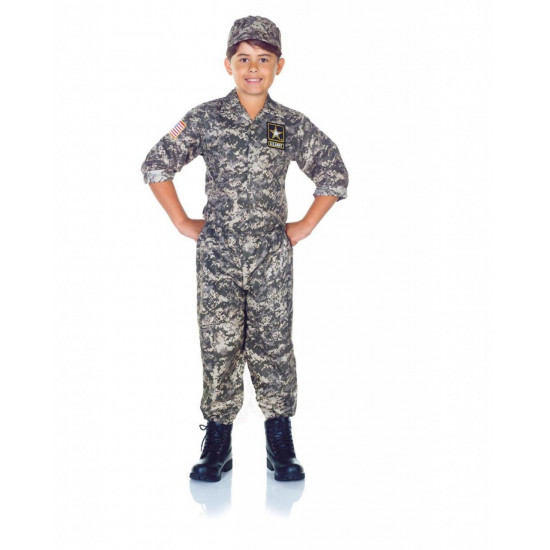 Fantasia Soldado do Exército US Americano Infantil Fantasia Soldado do Exército US Americano Infantil