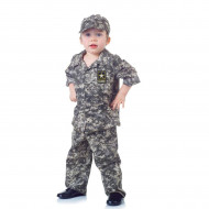 Fantasia Soldado do Exército US Americano Infantil Clássica