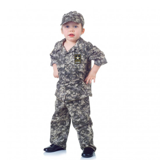 Fantasia Soldado do Exército US Americano Infantil Clássica Fantasia Soldado do Exército US Americano Infantil Clássica