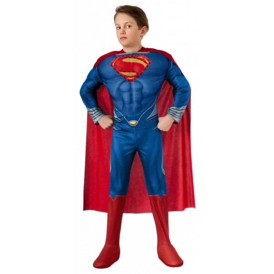 Fantasia Super Homem Infantil com Luz Homem de Aço