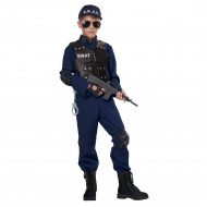 Fantasia SWAT Infantil Policia Luxo