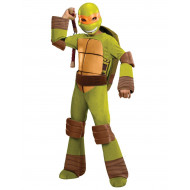 Fantasia Tartarugas Ninja Infantil Luxo Michelangelo com Músculos