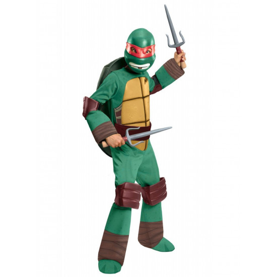 Fantasia Tartarugas Ninja Infantil Luxo Rafael com Músculos Fantasia Tartarugas Ninja Infantil Luxo Rafael com Músculos