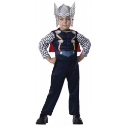 Fantasia Thor com Músculos Os Vingadores Assemble Infantil