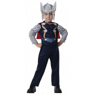 Fantasia Thor com Músculos Os Vingadores Assemble Infantil Completo