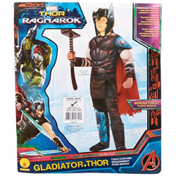 Fantasia Thor Ragnarok Luxo Infantil Clássica