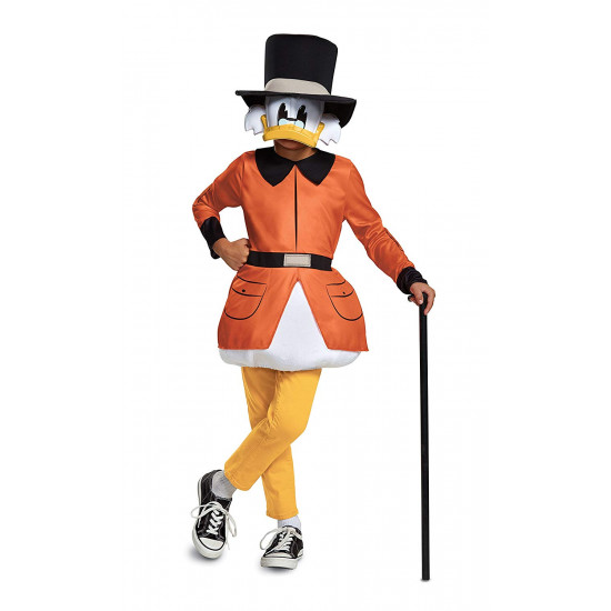 Fantasia Tio Patinhas Scrooge Infantil Luxo