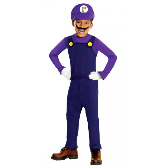 Fantasia Waluigi Luxo Infantil Fantasia Waluigi Luxo Infantil