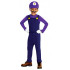 Fantasia Waluigi Luxo Infantil