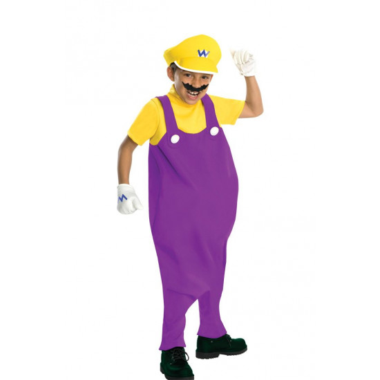 Fantasia Wario Infantil Luxo