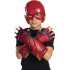 Luvas The Flash Cosplay Luxo Vermelho Infantil