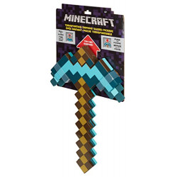 Machado e Espada Minecraft Dourado