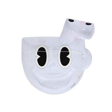 Máscara Cuphead Mugman Infantil Vermelho Máscara Cuphead Mugman Infantil Vermelho